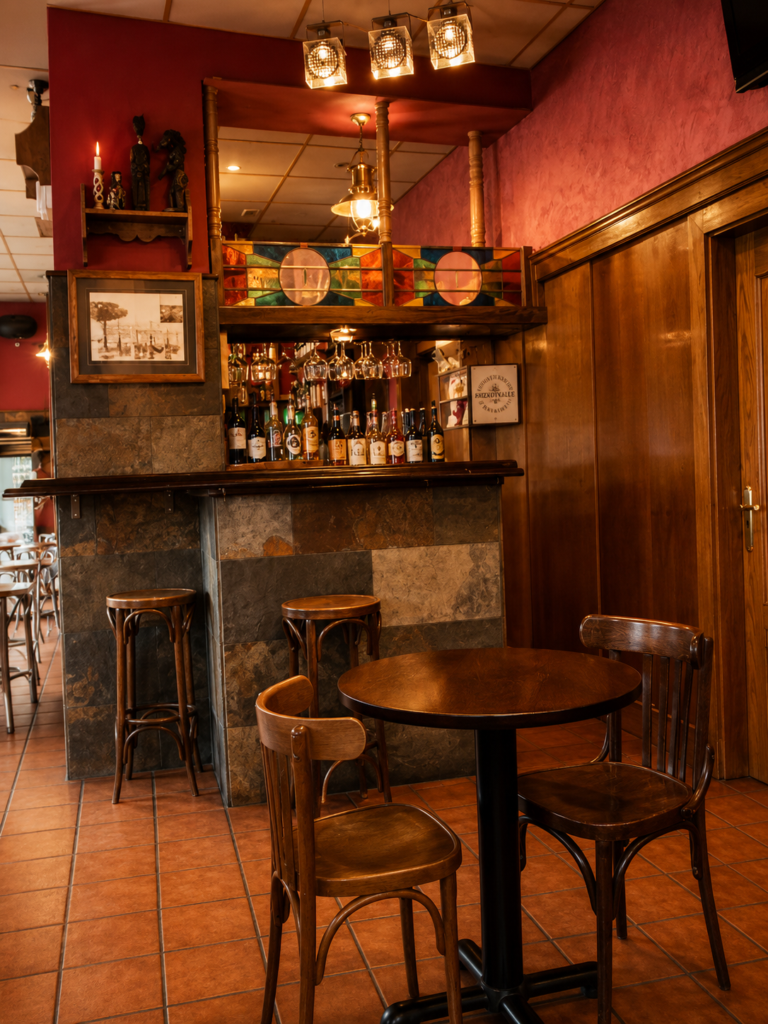 Rincón interior de Taberna Bizkotxalde